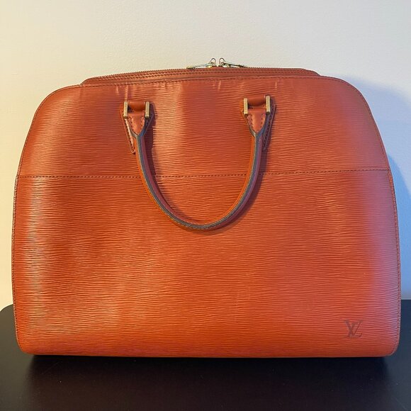 Louis Vuitton Vintage 1996 Epi Sorbonne Business Bag - Kenyan Fawn - Preowned - Picture 1 of 16